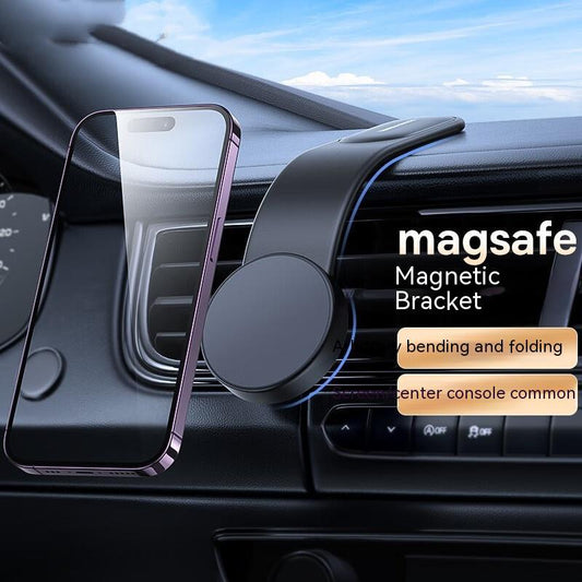 Magnetic Bendable Car Mobile Phone Holder Wireless Charger 15W